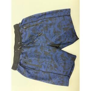 Body Glove Dual Layer Print 2-in-1 Hybrid Activewear Shorts Size Medium